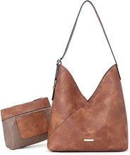 Load image into Gallery viewer, Hobo Bags for Women Vegan Leather Purses Designer Handbags Tote Fashion Large Ladies Shoulder Bag