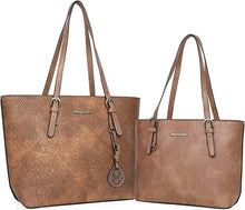 Load image into Gallery viewer, Women Handbags Set Tote Bag for Women Large and Medium Shoulder Bag Satchel Hobo 2pcs Purse Set