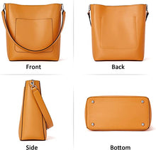 Load image into Gallery viewer, Hobo Bags for Women Leather Handbags Designer Shoulder Bucket Crossbody Purse