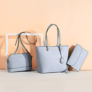 Purses and Handbags for Women Fashion Tote Bags Shoulder Bag Top Handle Satchel Bags Purse Set 3pcs